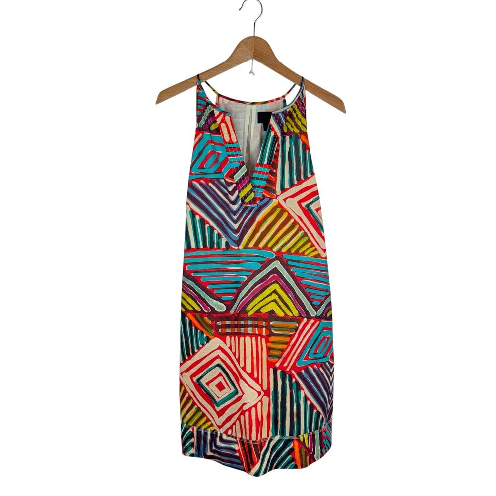 J. Crew Collection Geo Brushstroke Shift Dress